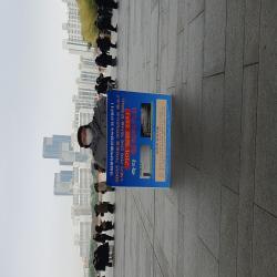 48일차, 국립중앙박물관 앞 김홍요, 김승종 지부장 1인 피켓 시위현장
