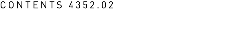 CONTENTS 4352 02