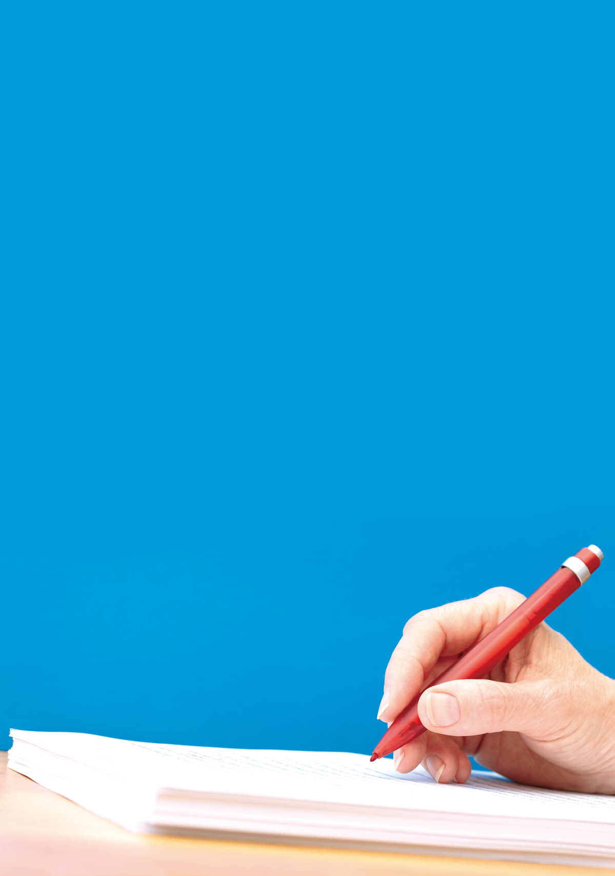 Red Pen Proofreading of manuscript - text not discernable so can be any language