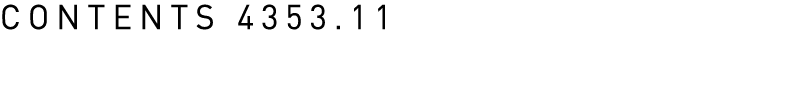CONTENTS 4353 11